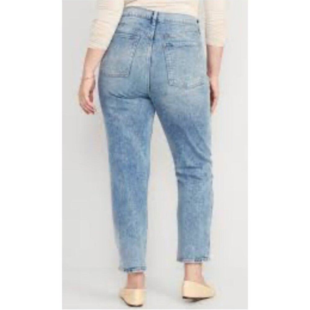 Old Navy Extra High Rise Sky-Hi Straight Jeans Women's Size 20 New with Tags Dis - Picture 2 of 7
